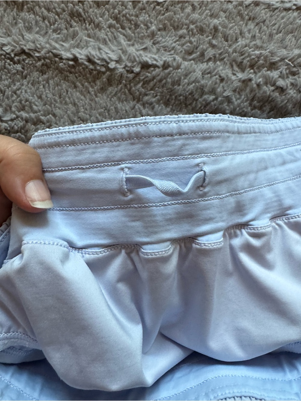 LULULEMON Women’s Track That High Rise Lavender Women's Running Shorts Size 12 - Picture 8 of 14